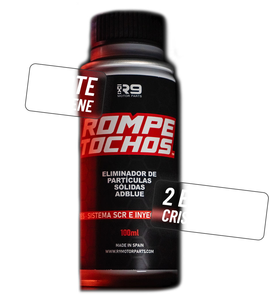 Rompetochos™ — 1 bote previene, 2 eliminan cristalización